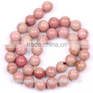 Wholesale 4/6/8/10 mm Rhodonite Beads Gemstones Jade                        
                                                Quality Choice