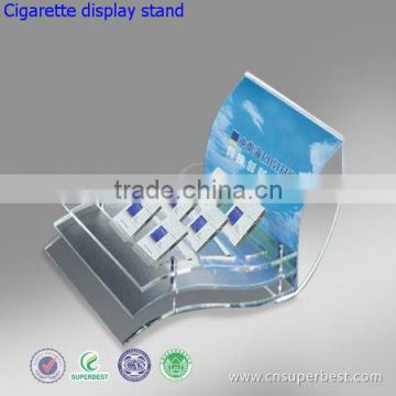 Transparent acrylic cigarette display stand