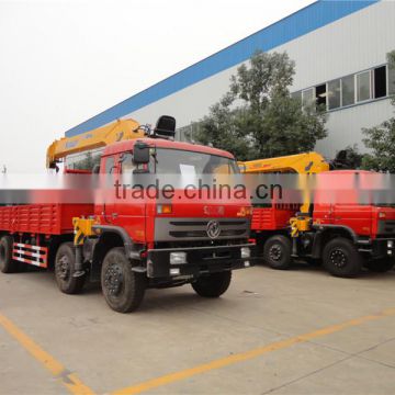 New coming dongfeng 8x4 16ton china truck crane