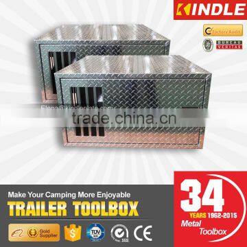 Outdoor During Hunting Single Compartment Aluminum Dog Tool Box With Air Vents photo-2