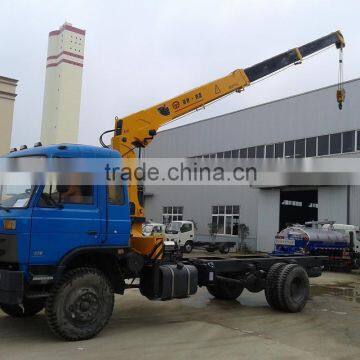 Factory Sale 4ton Mini Swivel Hydraulic Arm Electric Contro Lifting Portable New Crane Mounted Trucks With Winch /ISO9001/SQ4SA2 photo-2