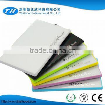 2015 Best promotional gifts powerbank credit card shape powerbank