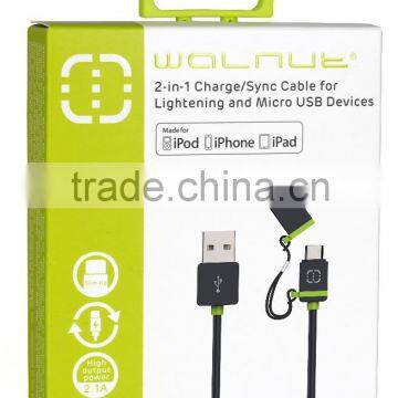 Save 20% 2 in 1 Charge and Sync Cable in China (MFI Manufacturer) photo-6