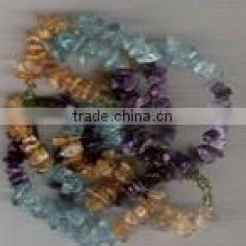 Multi stone chip gem beads