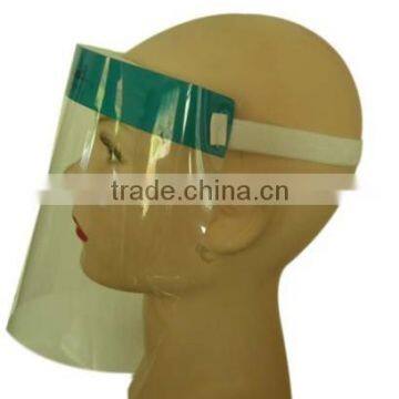 2016 Disposable Medical face shield Safety anti-fog & chemical splash Face Shield dental face shield PET face shield