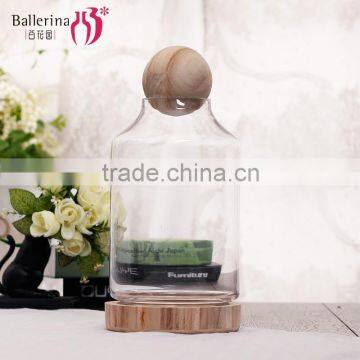 Handmade Clear Glass Planter photo-5