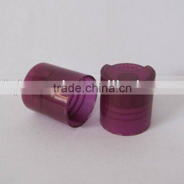 disc top cap,plastic cap for shampoo