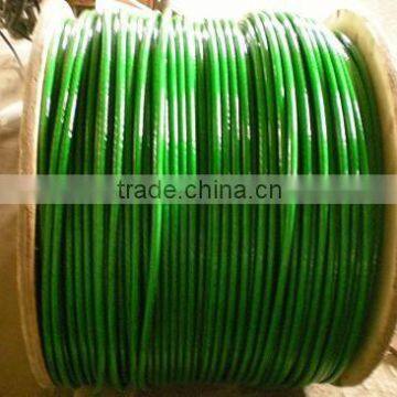 7x19 10mm pvc coated galvanized steel wire rope