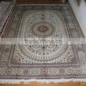 factory silk carpet hand knotted pure silk carpet in guangzhou