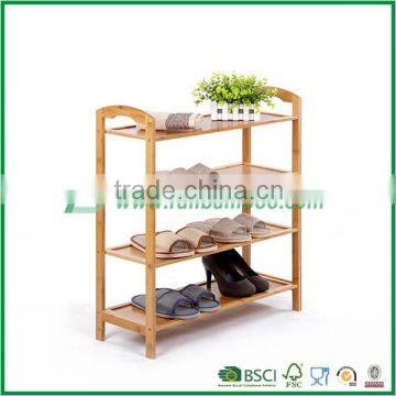 Fuboo-- Bamboo shoe shelf storage organizer, shoe rack