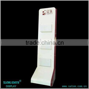 Removable Hanging Display Stands/Single Side Supermarket Floor Stand/Storage Shelf