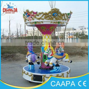 high quality and cheaper attractions musical carousel coin operated amusement equipment merry go round