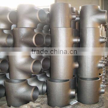 WELDING TEE reducing,ASTM A234 WPB,6"*4"