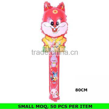 Wholesale Mini Round Shape Chirismas Santa Claus Mylar Inflatable Clap Stick Balloon photo-3