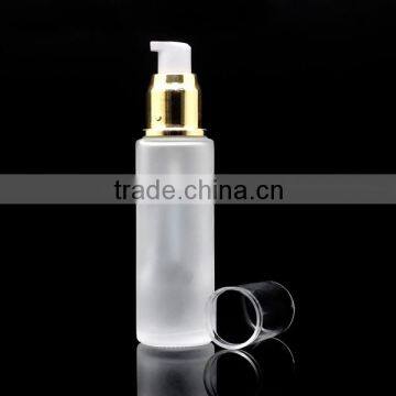 Skin Care Cosmetic Glass Cream Jars Lotion Bottles Foundation Bottles Frosted photo-2