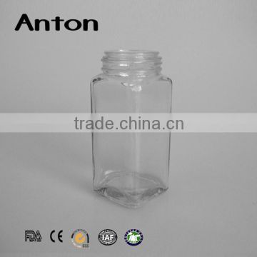 100ml small square glass storage jars with plastic lids