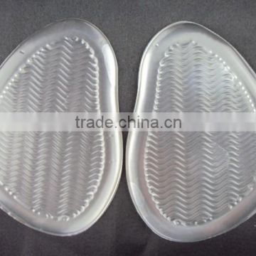 Transparent anti slip silicone ball of foot gel cushion ball of foot pad