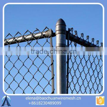 PVC Coated Chain mesh Fence (diamond wire mesh) chain link fence