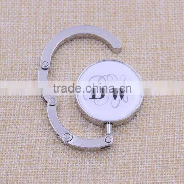 Foldable Metal Purse Hanger/round Purse Hook With Logo Wholesale photo-4