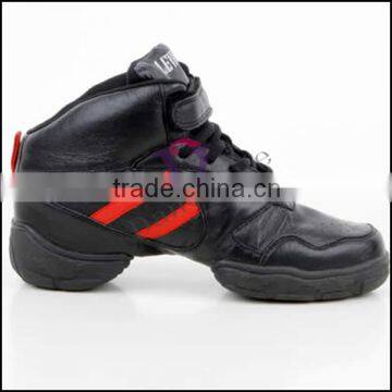 S5438 leather dance sneakers high cut sneakers jazz dance sneaker line dance sneakers dance sneakers men dance shoes