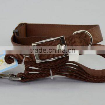 Big Dog/pet Collar & Leash With Iron Hole in Nylon photo-3