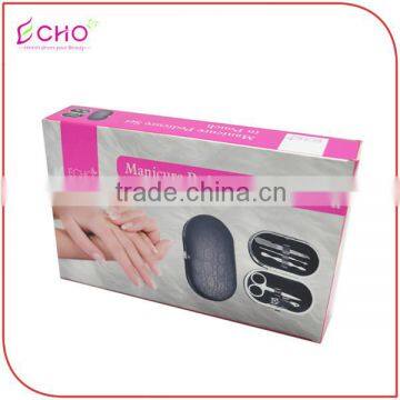 5 Pcs Personal Nail Care Black Manicure Pouch photo-6