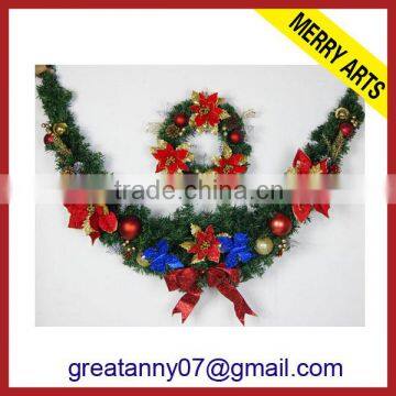 Garland Christmas Lights Christmas Green Garland