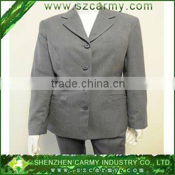 hot sell 30%wool, 70%polyester new design ladies business suits/office suits