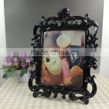 Home decors resin bulk large baroque picture frame 8*10