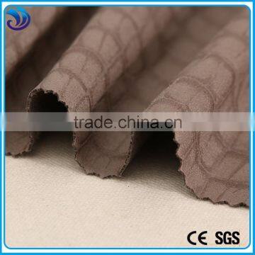 Weft Knitted Fashionable Bronzing Suede for Garment Dress photo-5