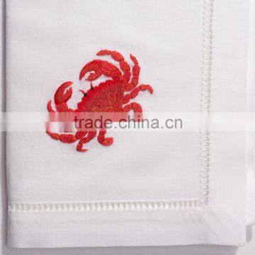 cotton embroidery napkin