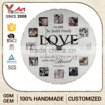 3D Custom Handmade Mdf Internet Wall Clocks For Sale Clock