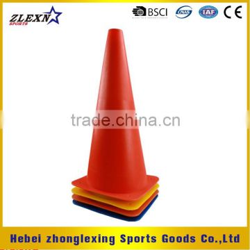 colorful 12" PE sports training soccer marker cone for speed training