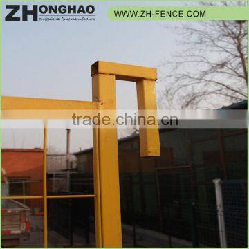 Widely used hot dipped galvanized or PVC coated temporary mobile fence