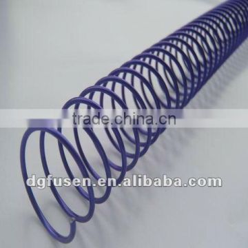 Single wire binding, spiral binding