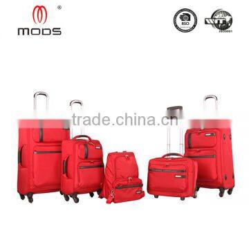 Hot Sales Set 4 PVC Trim Travel Luggage Bags