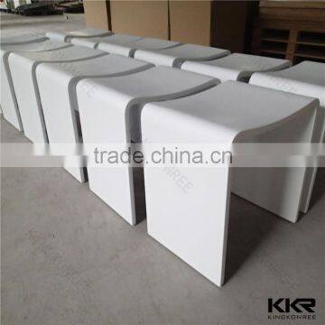 solid surface bathroom stool, art work for house decoration