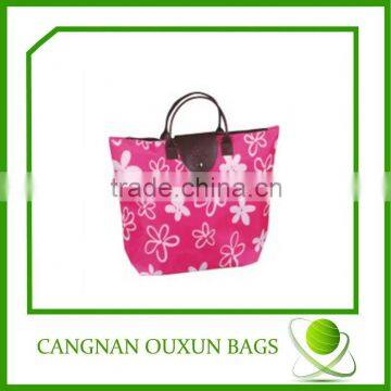 fashion foldable oxford cute shop bags