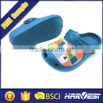 wholesale plastic cheap rubber clogs for children, color print clog