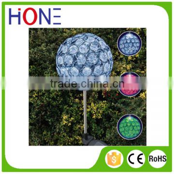 Solar Crystal Ball Led Garden Stake Light