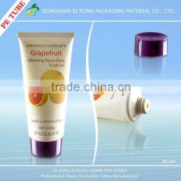 Large Diameter Plastic Cosmetic Tubes for Scrub , Shampoo or Conditioner