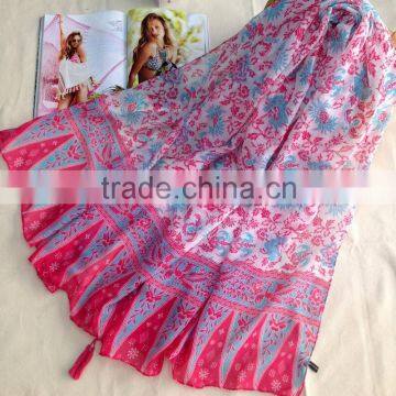 Most Popular 100% Silk Scarf Fashionable Shawl and Winter Polyester Scarf photo-2