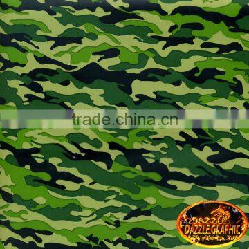 New Arrival DAZZLE NO.DGMA421-3 Green Camouflage Hydrographic Film Hydrographics Water Transfer Printing Film