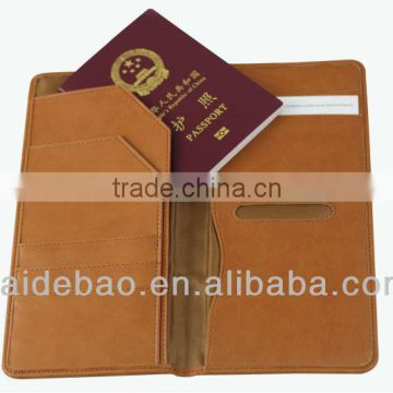 PU personalized passport holder