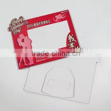 Custom shaped cardboard 4x6 christmas latest design of photo frame