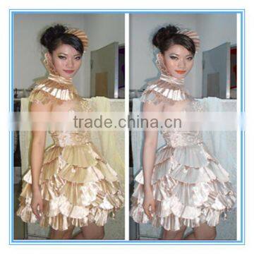 2014 polyester satin fabric for fashion dress