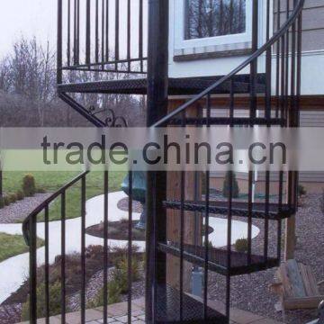 Indoor or Outdoot Metal Spiral Stairs or Hot Galvanizated Steel Spiral Staircase photo-5