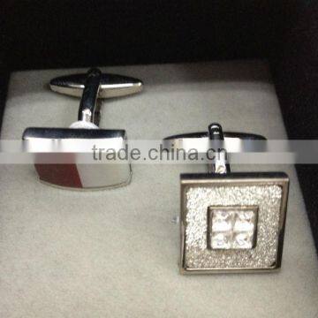 Crystal cufflink