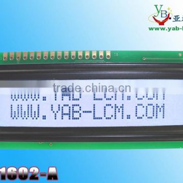 16X2 lcd display with LED backlight