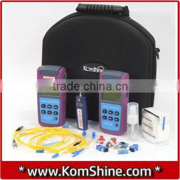 KLT-25M Optical Fiber Loss Test Kit/Optic Fiber Loss Tester Optical Power Meter+ Optical Light Source Laser Source 10km